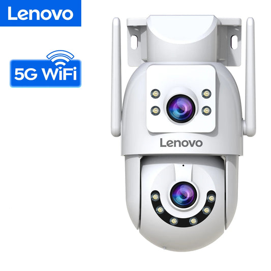 Câmera de Segurança Wi-Fi Lenovo 4MP – Visão Panorâmica e Inteligente